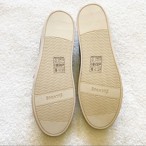 {Soludos} Embroidered Celestial Velvet Slip-On Sneakers - Picture 2 of 6